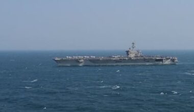 US shoots down Iranian drone that 'aggressively' approached aircraft carrier