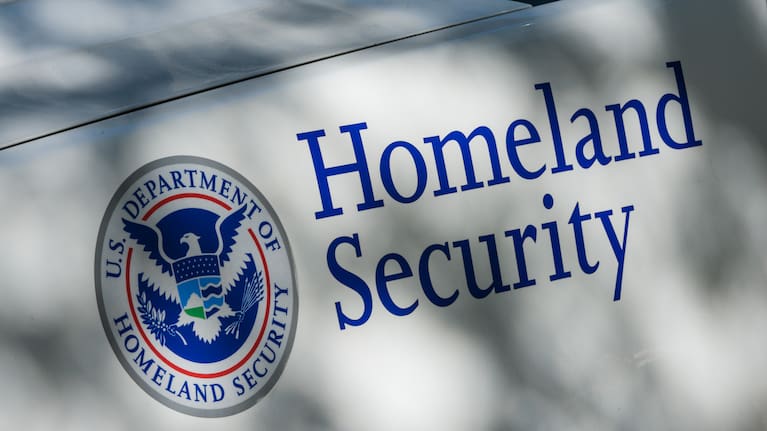 A Homeland Security vehicle