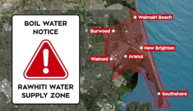Boil water notice extended in east Christchurch after bacteria found