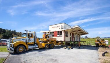 The train station has now... pulled out of the station