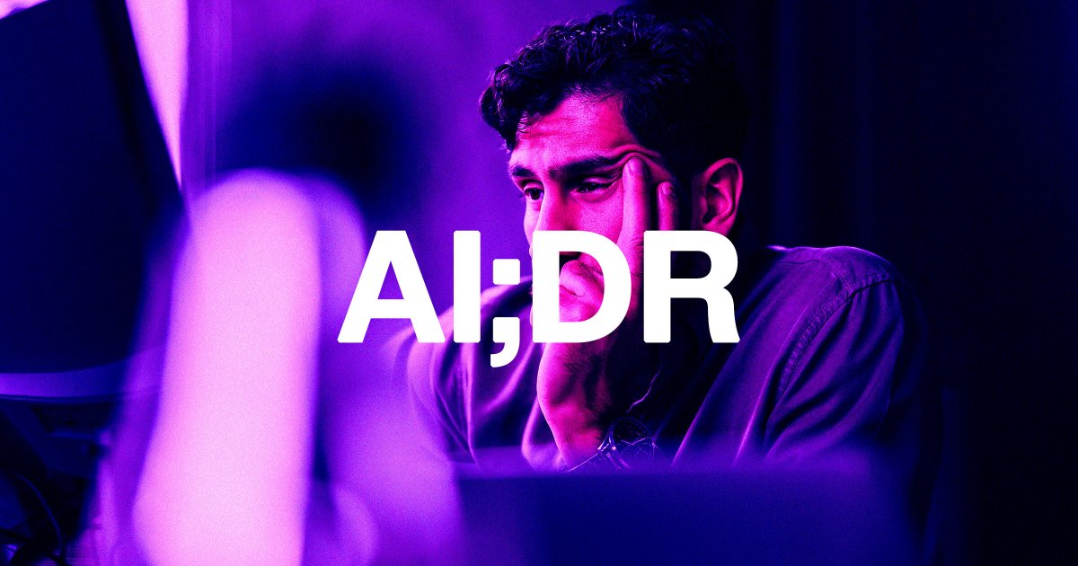 There's a Grim New Expression: "AI;DR"