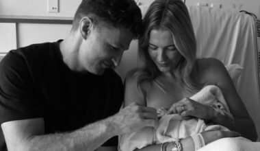 All Black Beauden Barrett and wife Hannah welcome baby girl