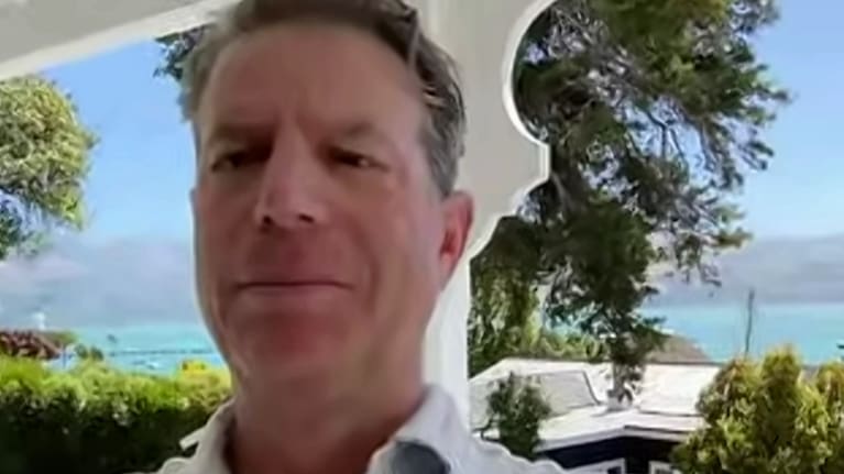 American tourist Chris Friedman. 