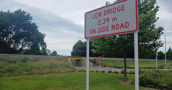New signs 'unlikely to stop strikes' on NZ's most-hit rail bridge