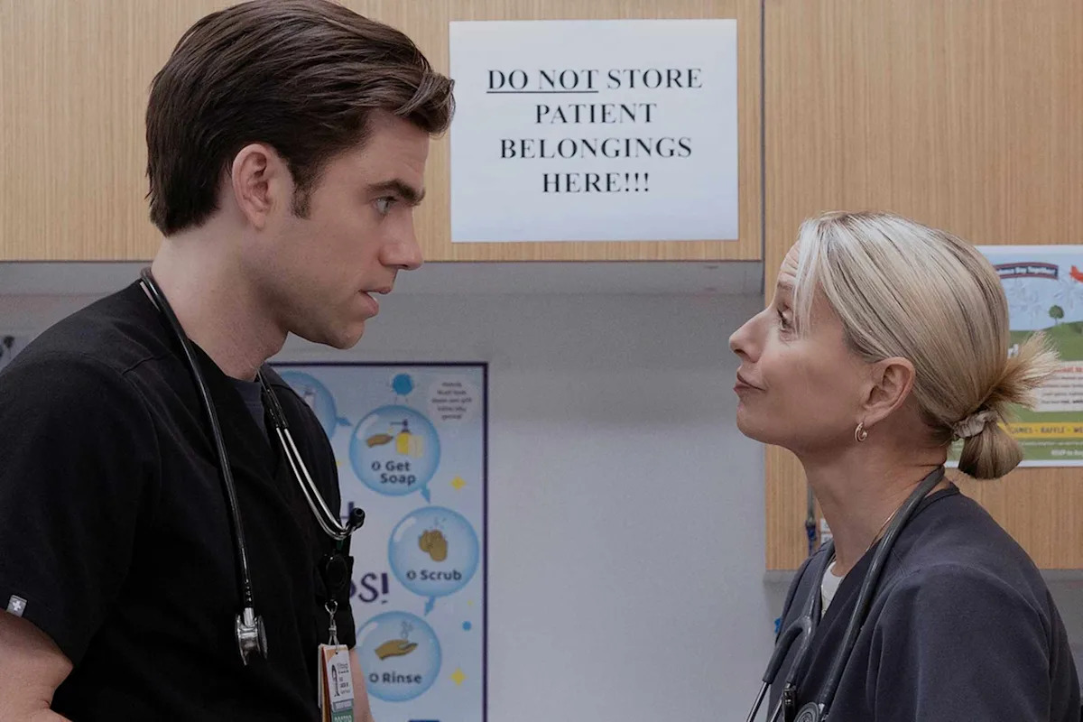 “The Pitt”’s Patrick Ball and Katherine LaNasa Reveal Noah Wyle Changed Their Kitchen Apology Scene During Filming (Exclusive)