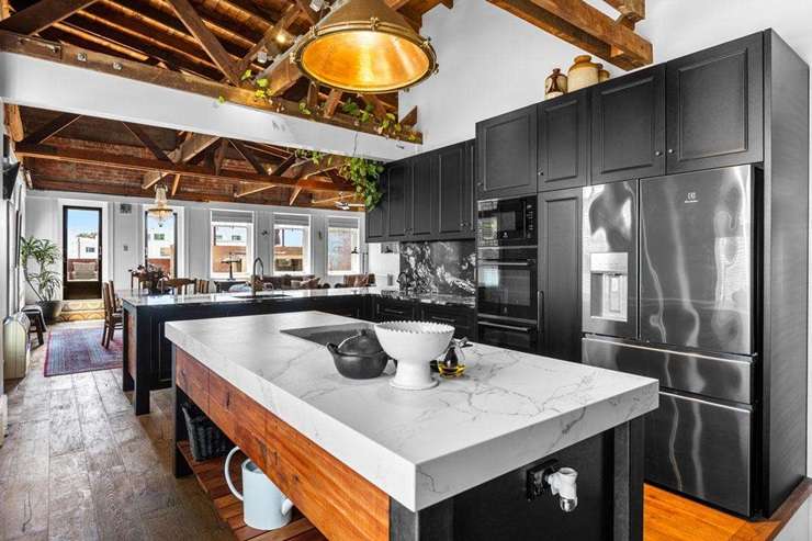 Overseas buyers were interested in this luxury New Plymouth home, but the new owners eventually came from down the Taranaki coast. Photo / Supplied