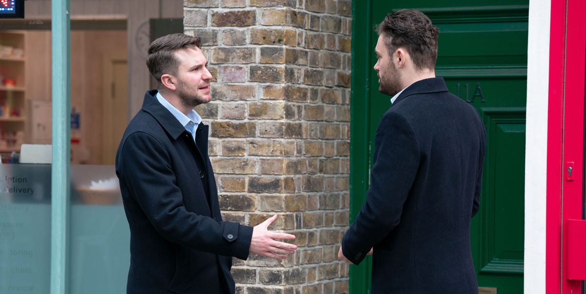 Callum is shocked as a friend of Ben's arrives