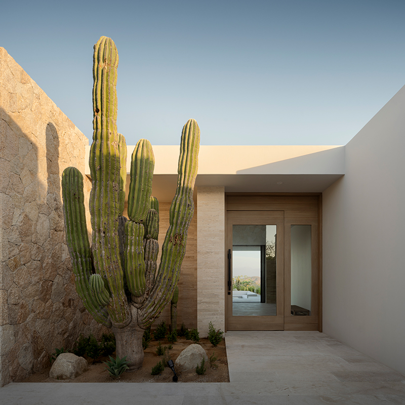 casa la vista’s exterior skin resembles tones and textures of mexican desert