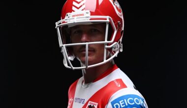 NRL 2026, Rugby League Las Vegas, Allegiant Stadium, Damien Cook, USA, St George Illawarra Dragons
