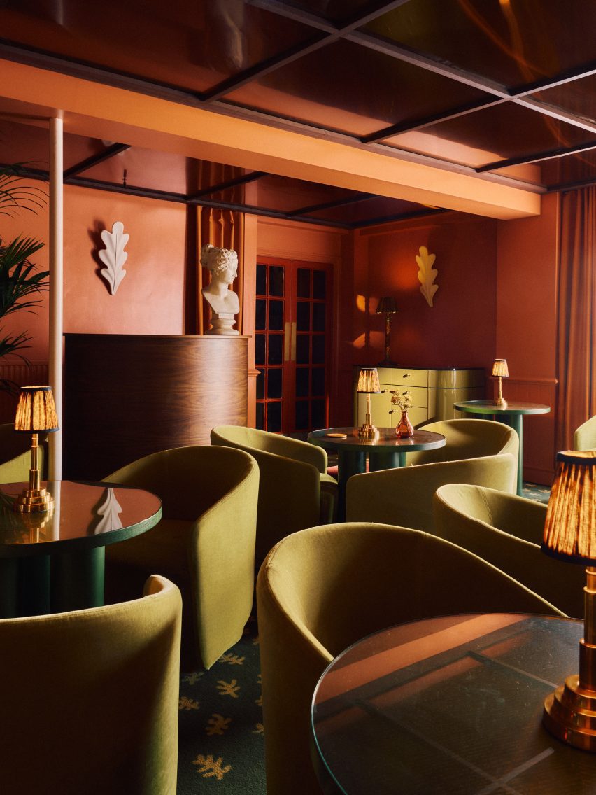 Bar of hotel designed by House of Dre