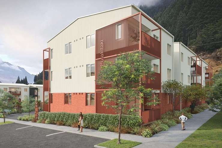 New-build homes on Arthurs Point Road, Arthur's Point, are available to buy off the plan. Photo / Supplied