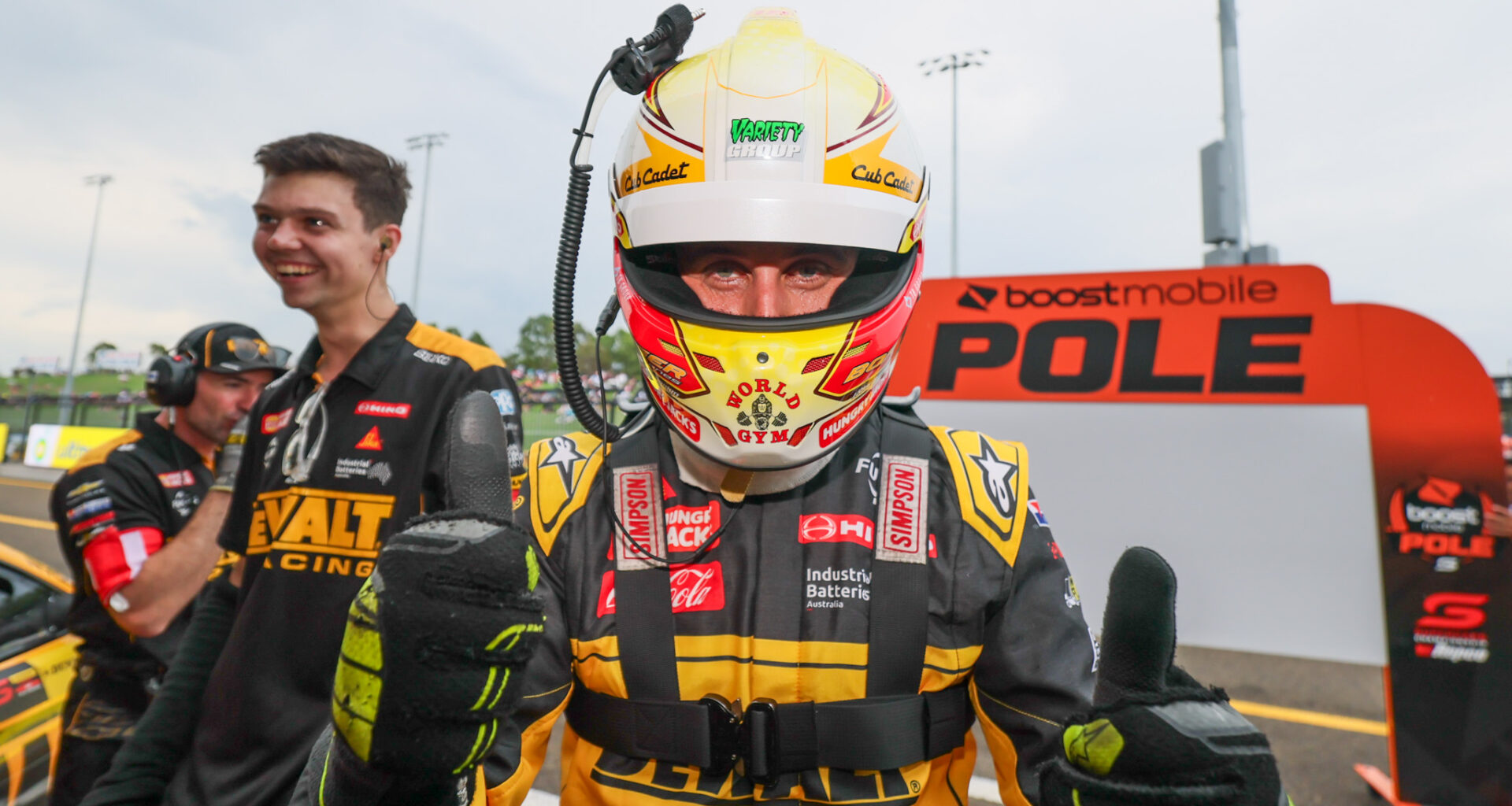 Rain smiles on De Pasquale to claim shock Shootout pole