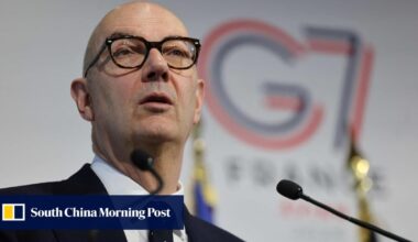 French finance minister urges caution as Paris agency proposes 30% China tariff