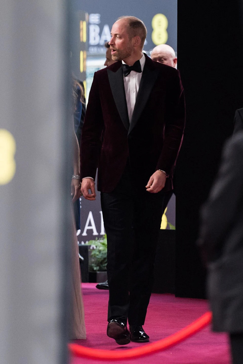 Prince William at the 2026 BAFTAs