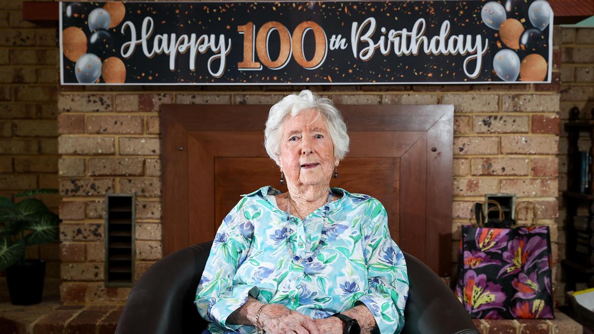 ‘Eat your veggies and stay positive’: The secret to living to 100, according to Perth woman Elsie Cotton