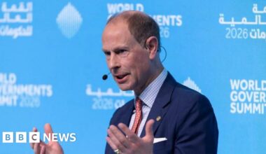 Prince Edward says remember victims after Epstein files released - BBC