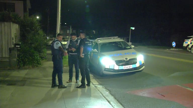 Emergency services, including armed police, at the scene of an alleged shooting in Auckland's Manurewa on February 18.