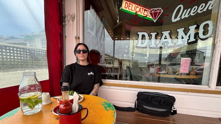 Emma Dee says the sight of the recent damage to the Queens Drive building made her “hands shake” after her own home was struck by airborne roofing iron during recent storms.