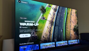 There's a dedicated channel for Formula 1 in the Apple TV app now