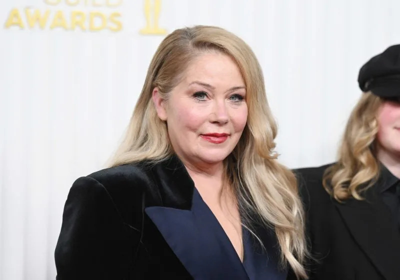 Christina Applegate at the 29th Annual Screen Actors Guild Awards held at the Fairmont Century Plaza on February 26, 2023 in Los Angeles, California. (Photo by Gilbert Flores/Variety via Getty Images)