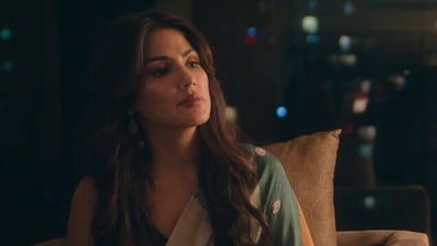 Rhea Chakraborty in a still from Family Business.