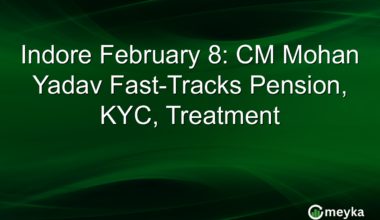 Indore February 8: CM Mohan Yadav Fast-Tracks Pension, KYC, Treatment