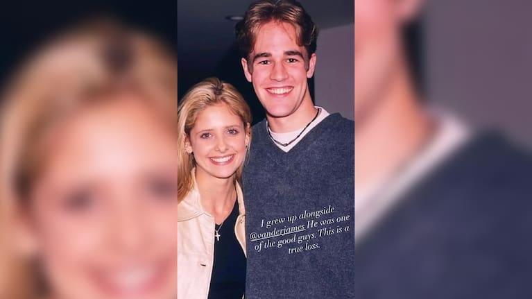Fellow Dawson’s Creek alum Sarah Michelle Gellar shared an image of the two together. 