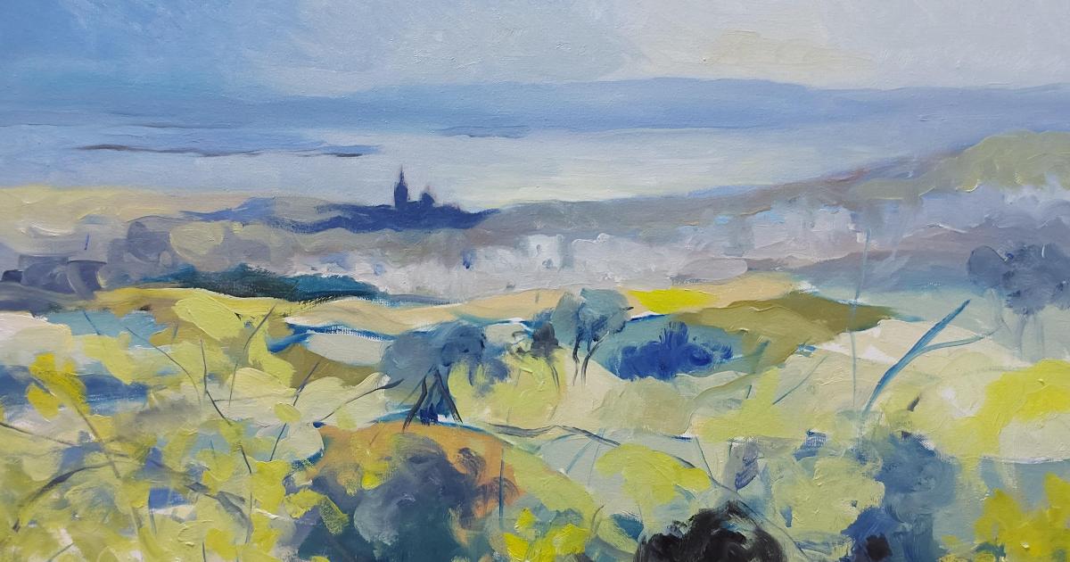 Richard Saliba’s serene landscapes invite quiet reflection