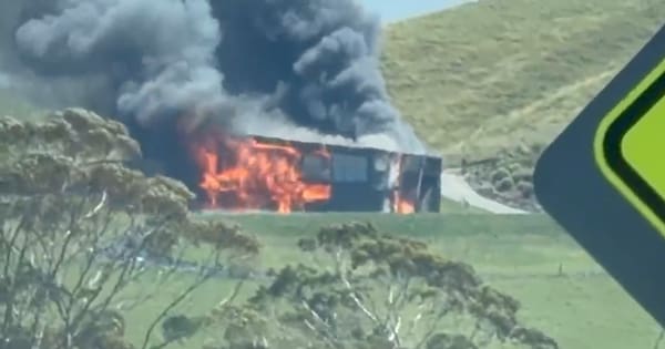 Person in critical condition as firefighters battle blaze in Napier
