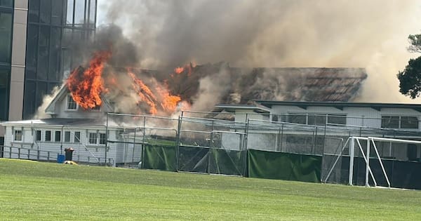 'Aggressive' fire in Northcote College heritage building during strike