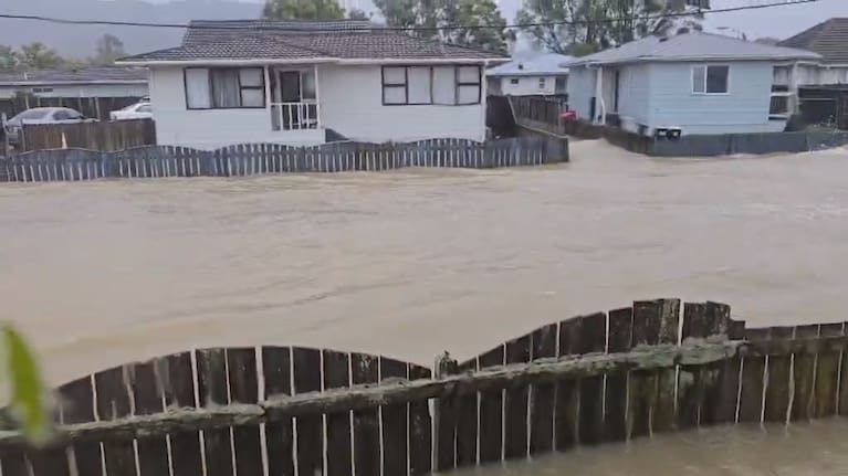 Flooding in Naenae.