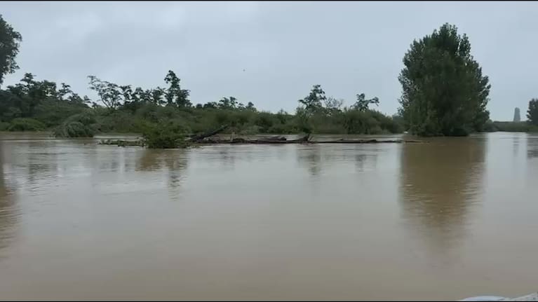 Flooding in Ōtorohanga. 