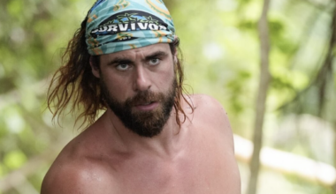 Survivor castaway wearing blue bandana as fans look to watch Survivor 50 for free without cable &ndash; Episode 1