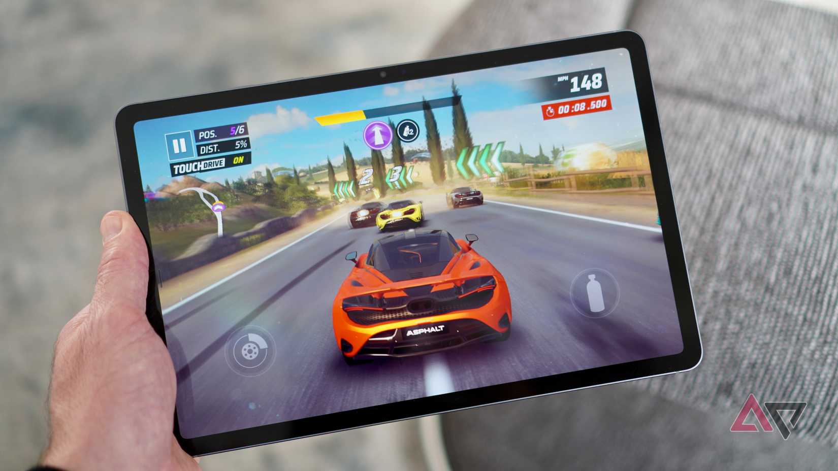 A game on the Samsung Galaxy Tab S11