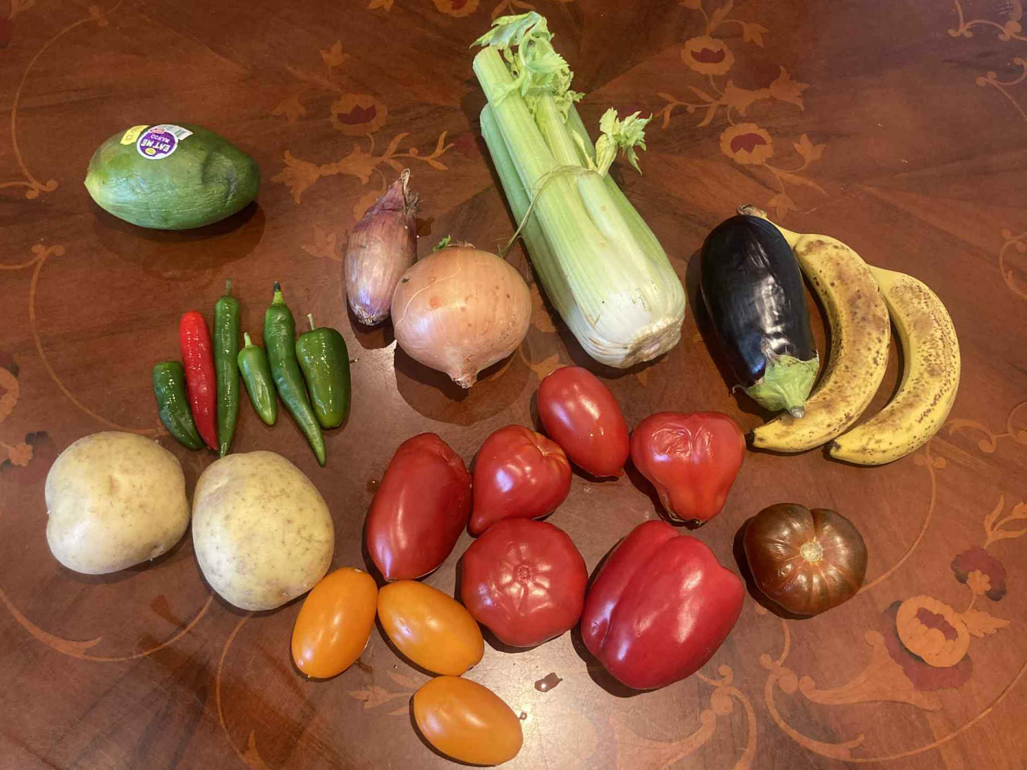 Buying surprise bags from a local green grocer is a good way to go