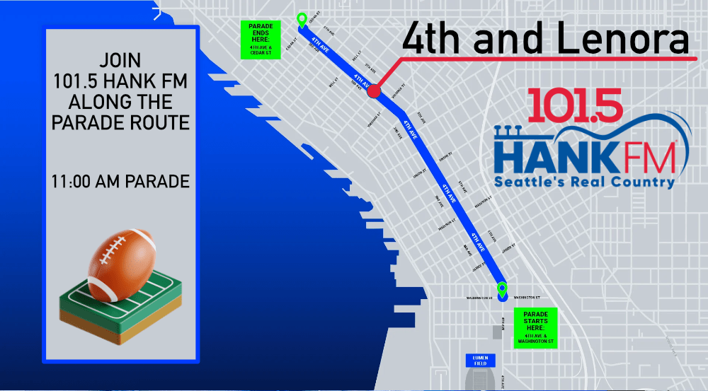 Join 101.5 HANK FM Along The Victory Parade Route Tomorrow