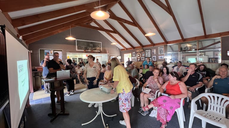 Hastings District Council explains the decision at a community meeting today.