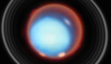 Watch the Webb telescope's timelapse of Uranus' bizarre auroras