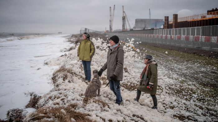 Rapid UK coastal erosion throws spotlight on £40bn nuclear plant