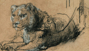 This Rembrandt lion could make art market history — with help from Jeremy Irons