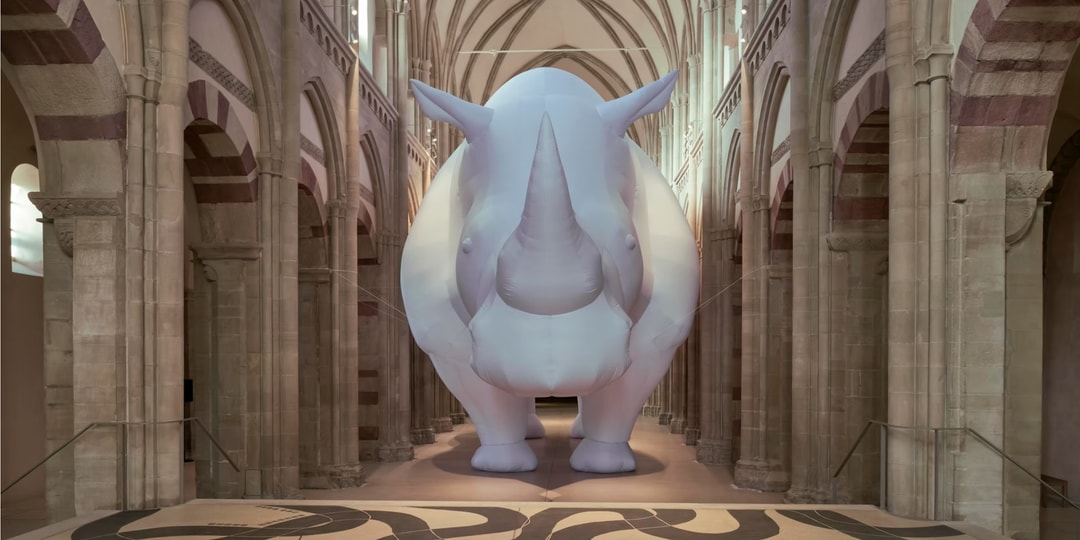 Itamar Gov Infaltable Rhinoceros at Kunstmuseum Magdeburg