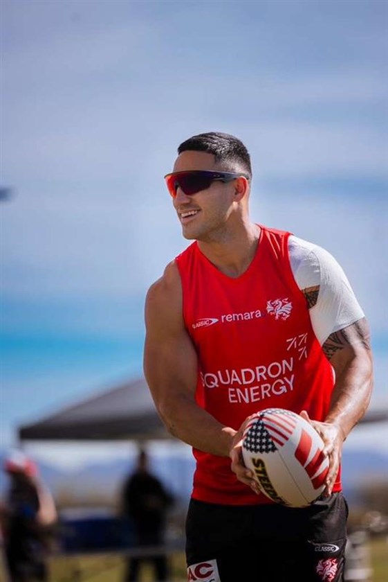 Val Holmes is preparing to return from a hamstring injury against the Bulldogs in Vegas.