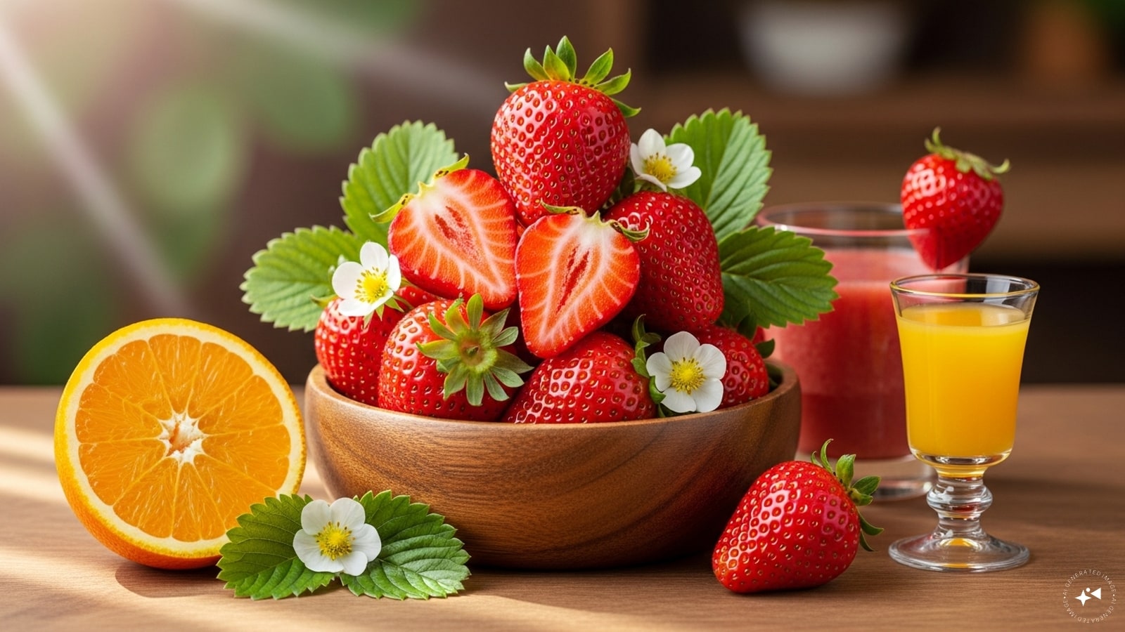 High In Vitamin C: One serving (about 8 strawberries) provides more Vitamin C than an orange. This is crucial for maintaining a robust immune system and helping your body fight off seasonal infections and oxidative damage.