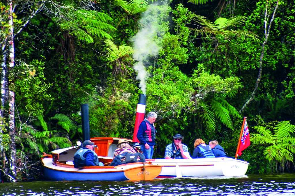 New Zealand Antique and Classic Boat Show; A brace of steamers at Lake Rotoiti.