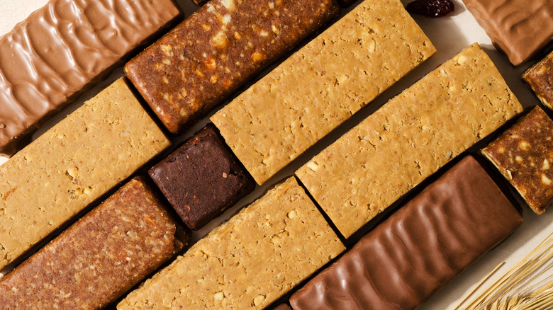 various protein bars