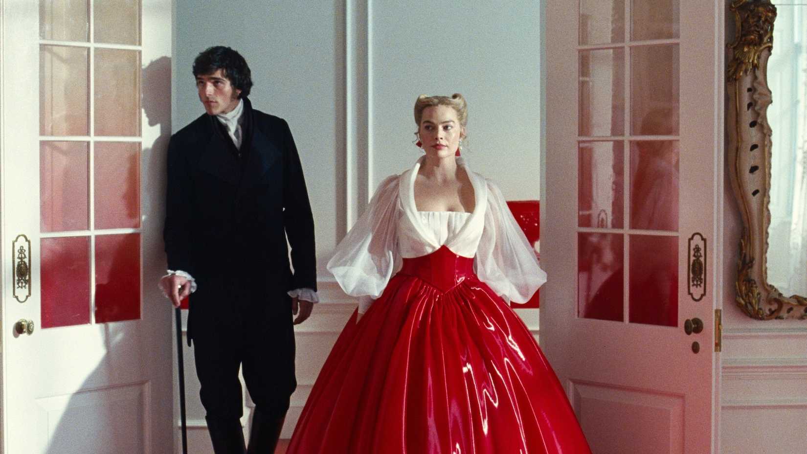 Jacob Elordi and Margot Robbie in Wuthering Heights