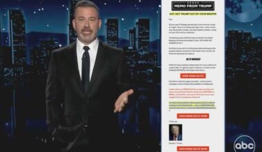 Jimmy Kimmel Responds to Trump Fundraiser Email That Named ABC Host