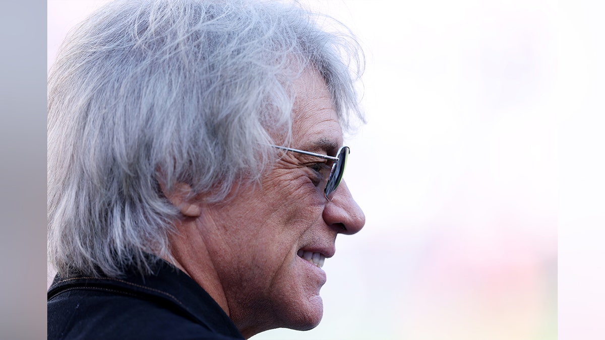 Jon Bon Jovi at the Super Bowl.