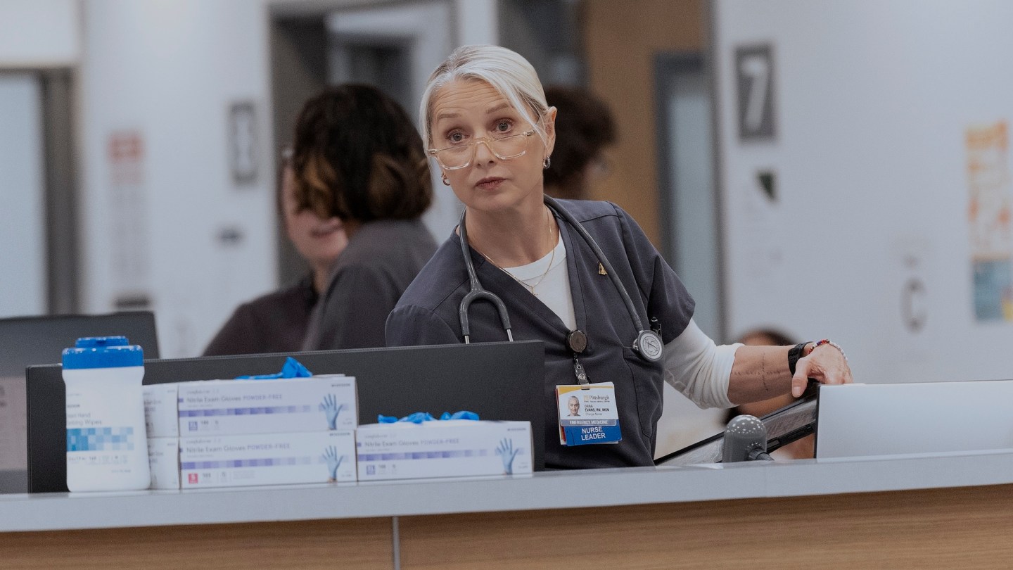 Katherine LaNasa Says Pitt Character is 'Still Reeling From the Punch'