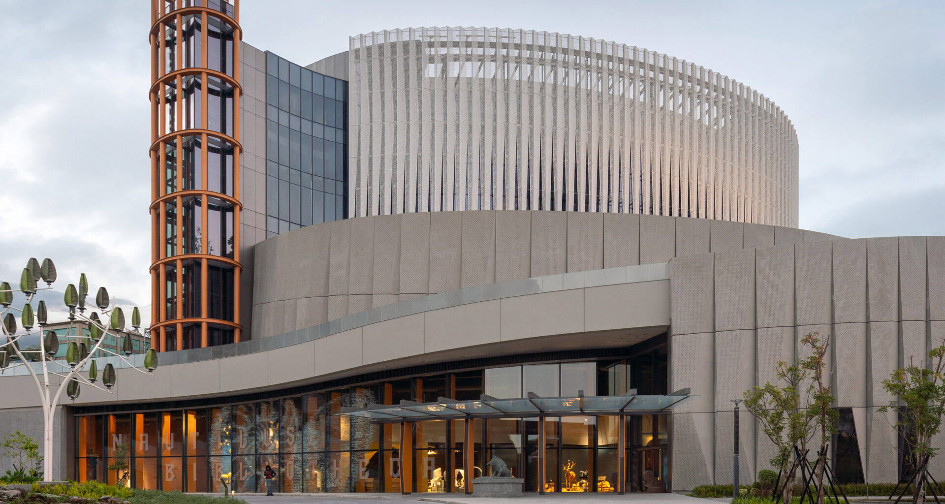 KPF wraps waste incineration plant with spiralling terrace in Taiwan